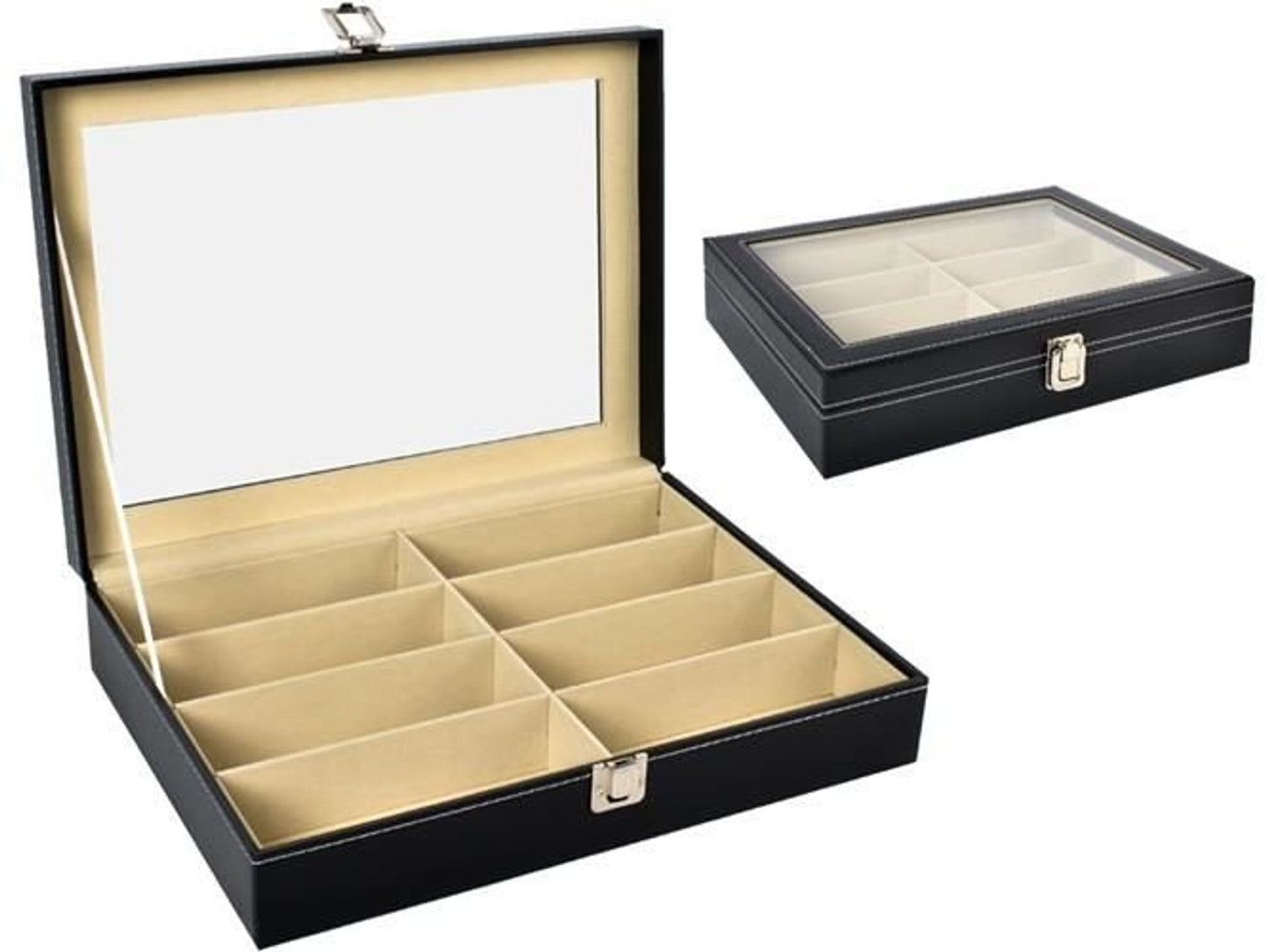 Brillenorganizer met 8 compartimenten