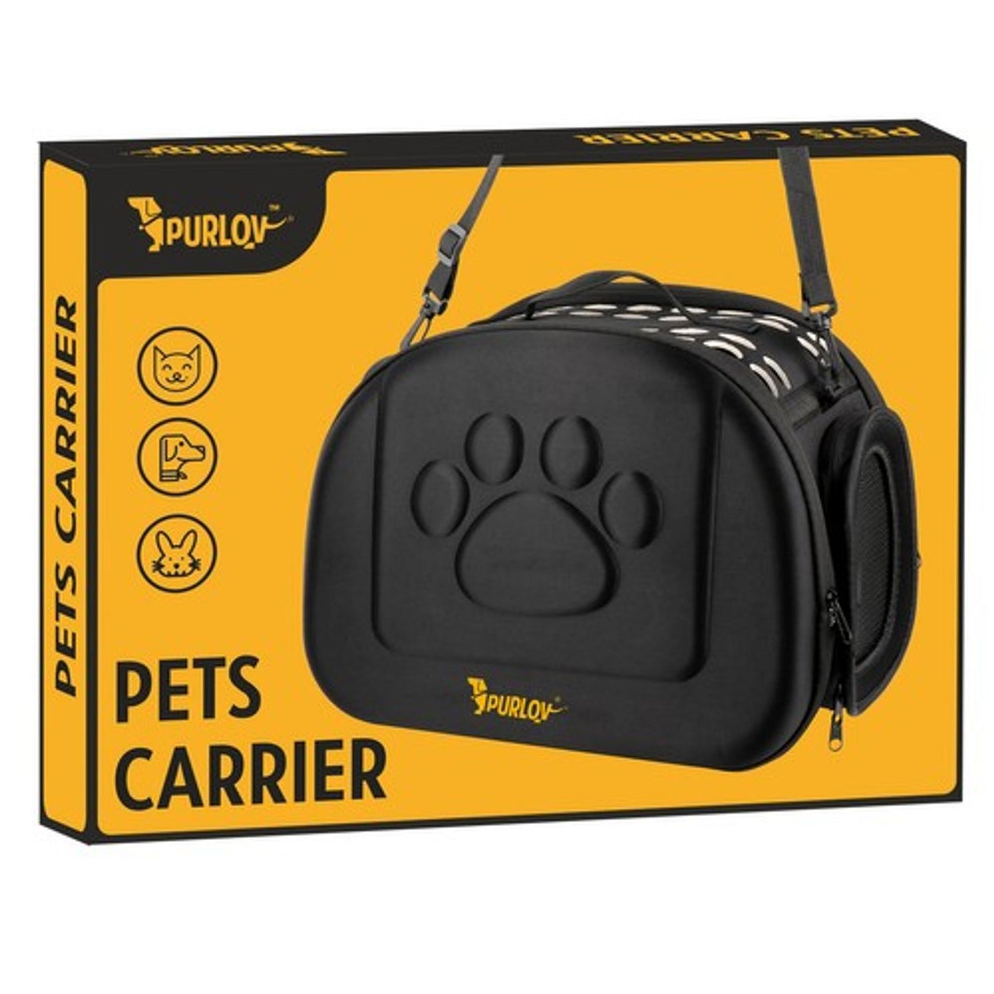 Transporter - honden-/kattentas - zwart