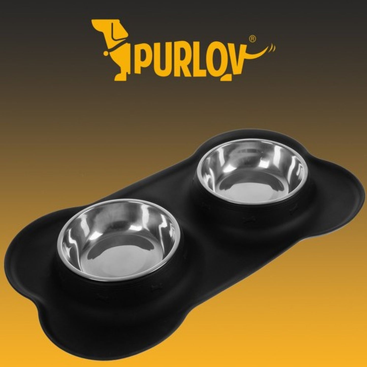 Dubbele kom - 450ml Purlov 21632